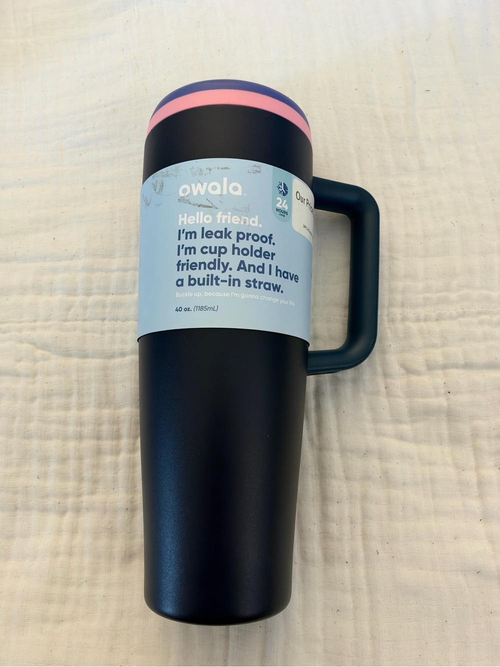 NWT Owala 40 oz Stainless Steel FreeSip Tumbler